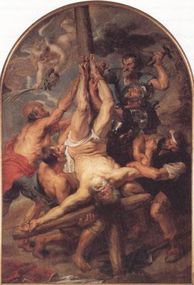 Peter Paul Rubens The Crucifixion of St Peter (mk01) Spain oil painting art